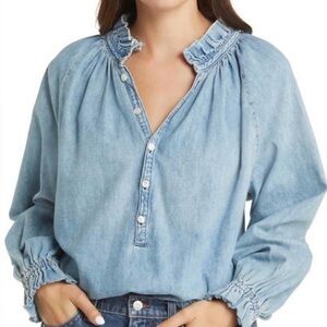 Citizens of Humanity Rowan denim blouse Sz. Small